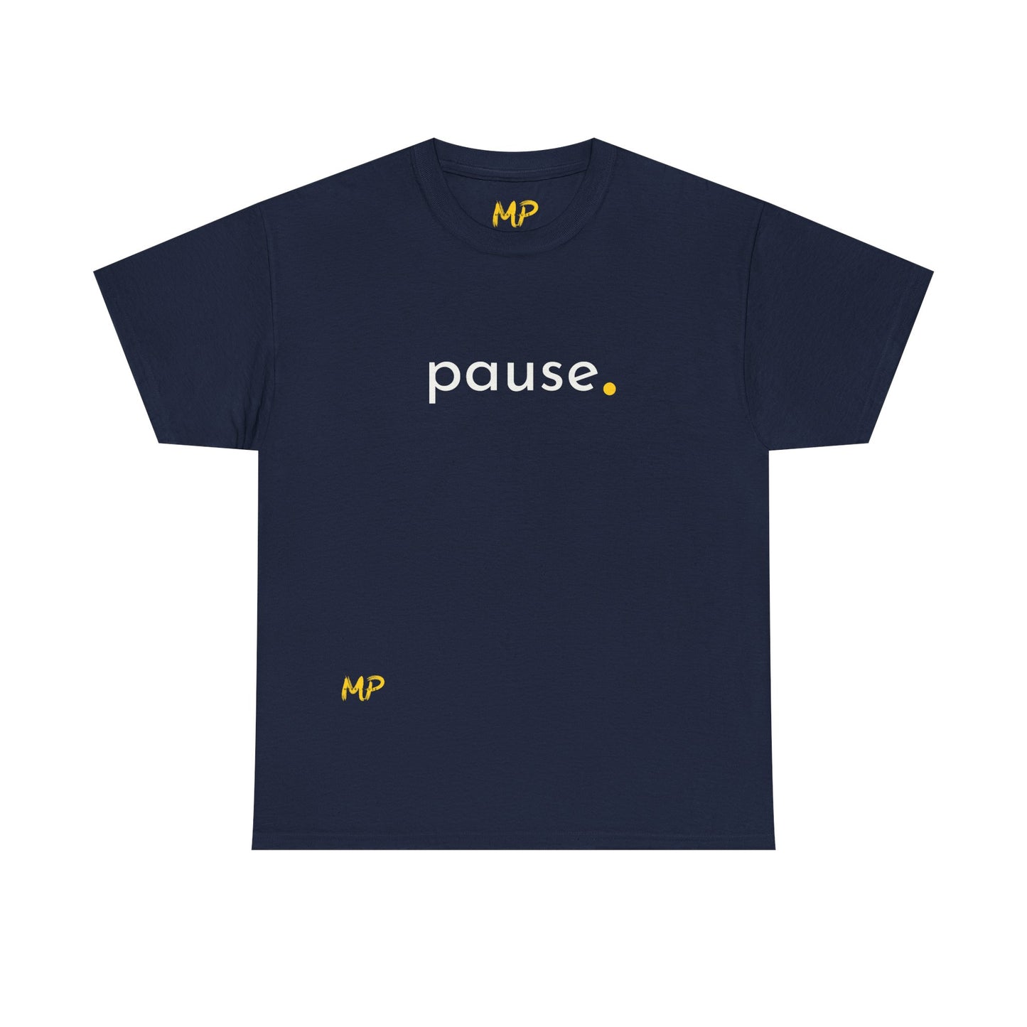 Pause. Tee
