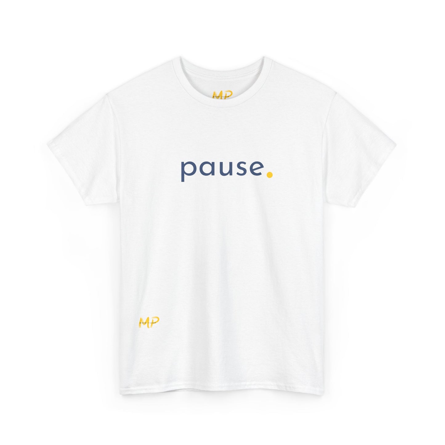 Pause. Tee