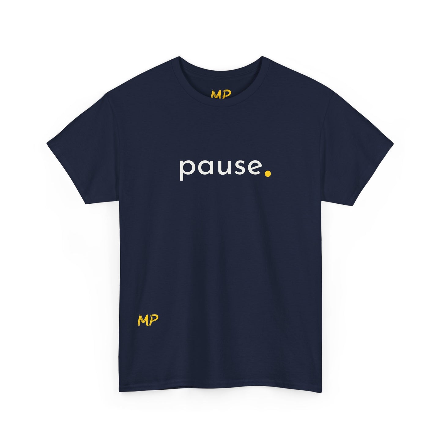 Pause. Tee
