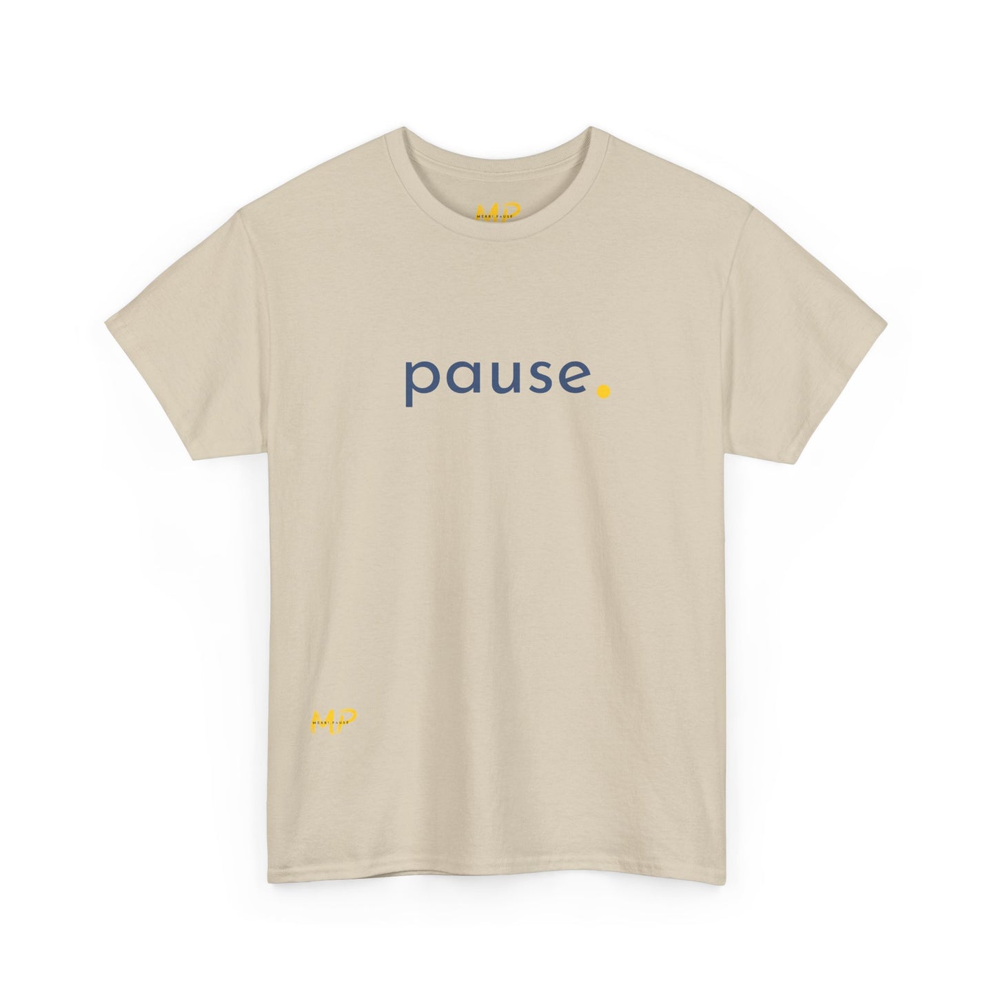 Pause. Tee