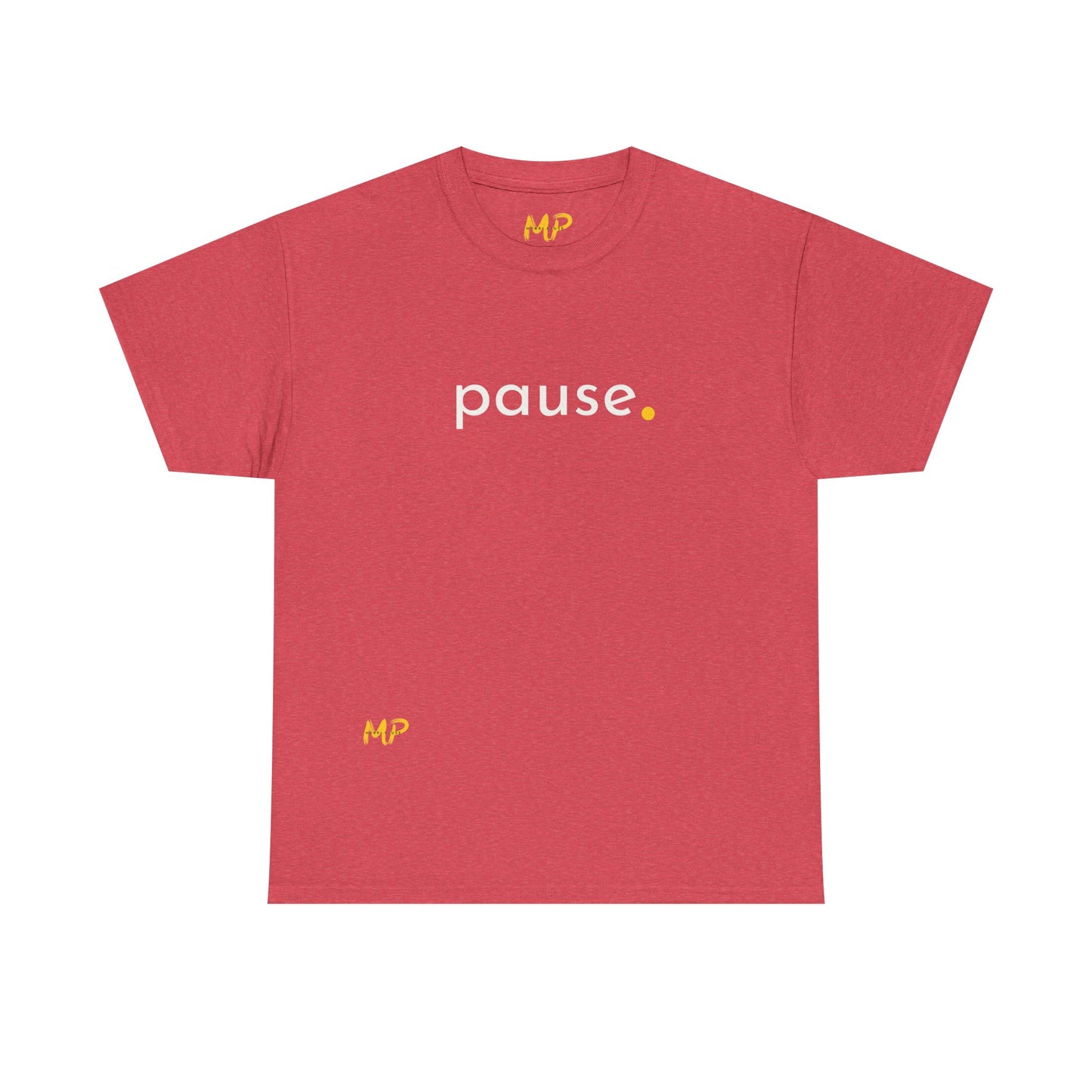 Pause. Tee