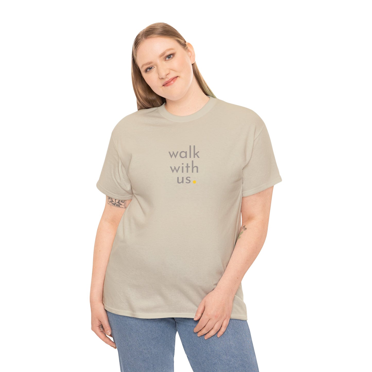 Walk with us. Tee