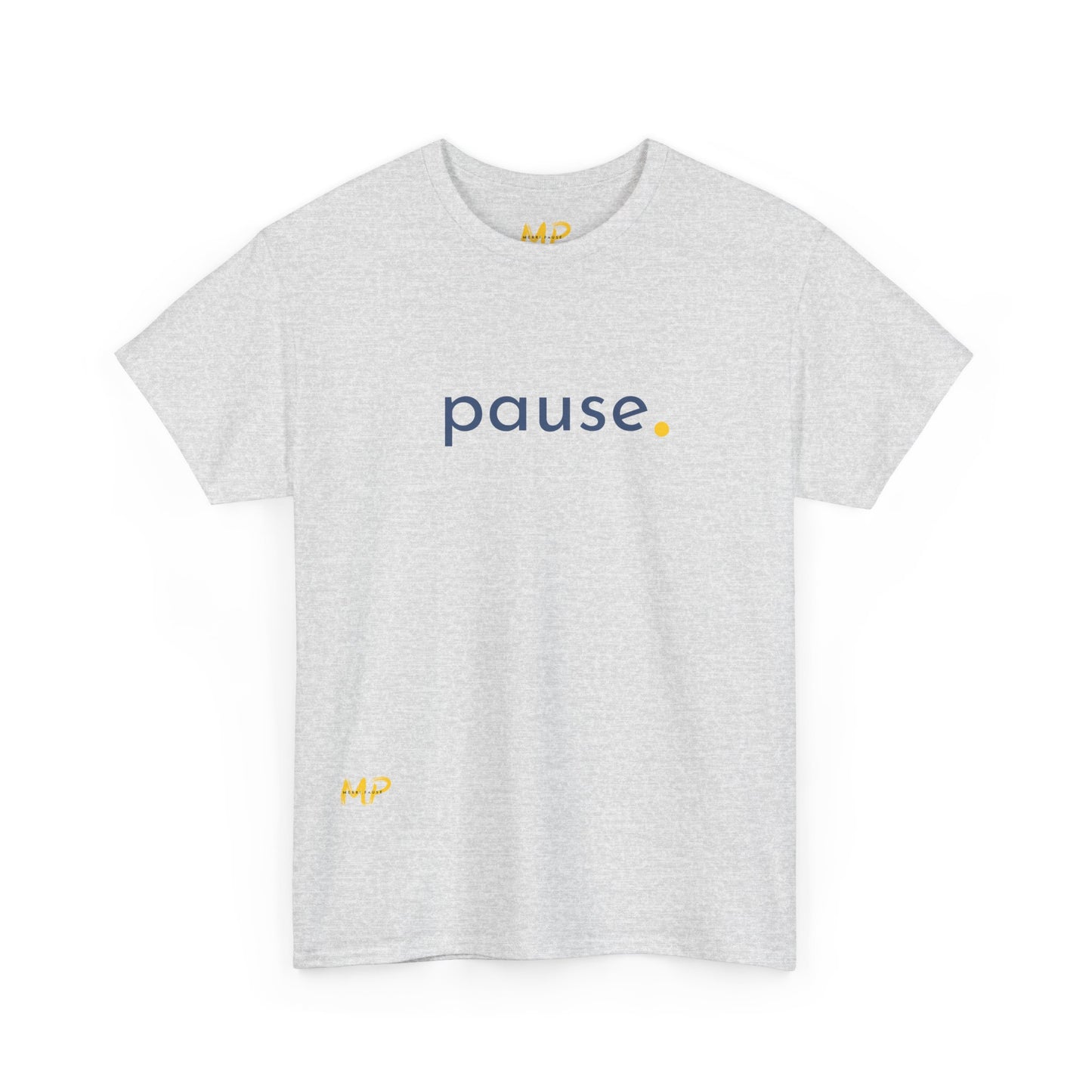 Pause. Tee